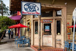 Front entrance of Joey K's Restaurant