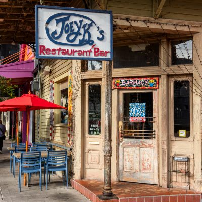 Front entrance of Joey K's Restaurant