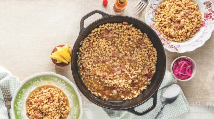 Braised Lady Peas