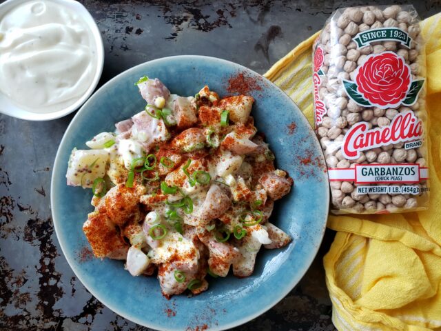 Potato Salad with Chickpea Aquafaba Mayo